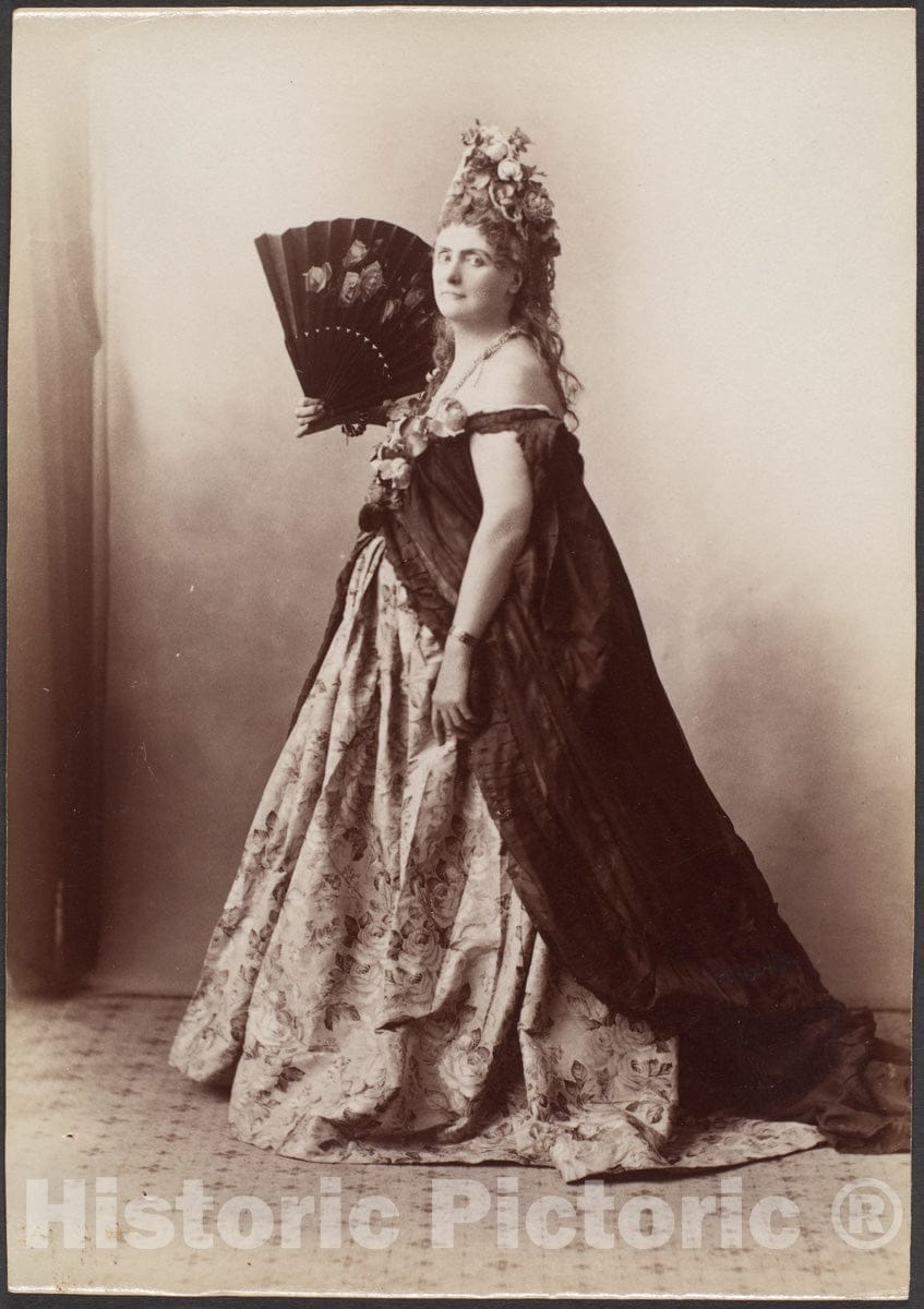 Photo Print : Pierre-Louis Pierson - Countess de Castiglione, from Série des Roses 5 : Vintage Wall Art