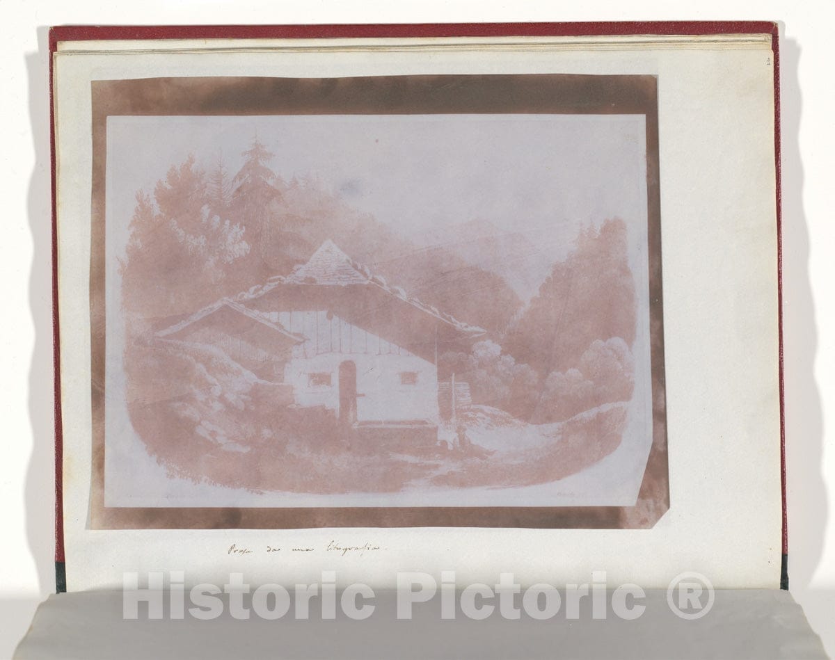 Photo Print : William Henry Fox Talbot - Presa da UNA litografia : Vintage Wall Art