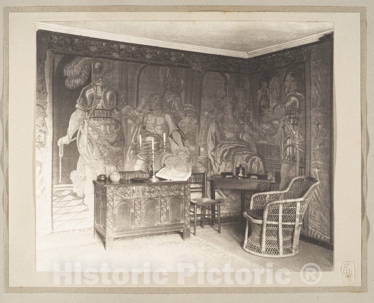 Art Print : Frederick H. Evans - Tapestry Room 1 : Vintage Wall Art