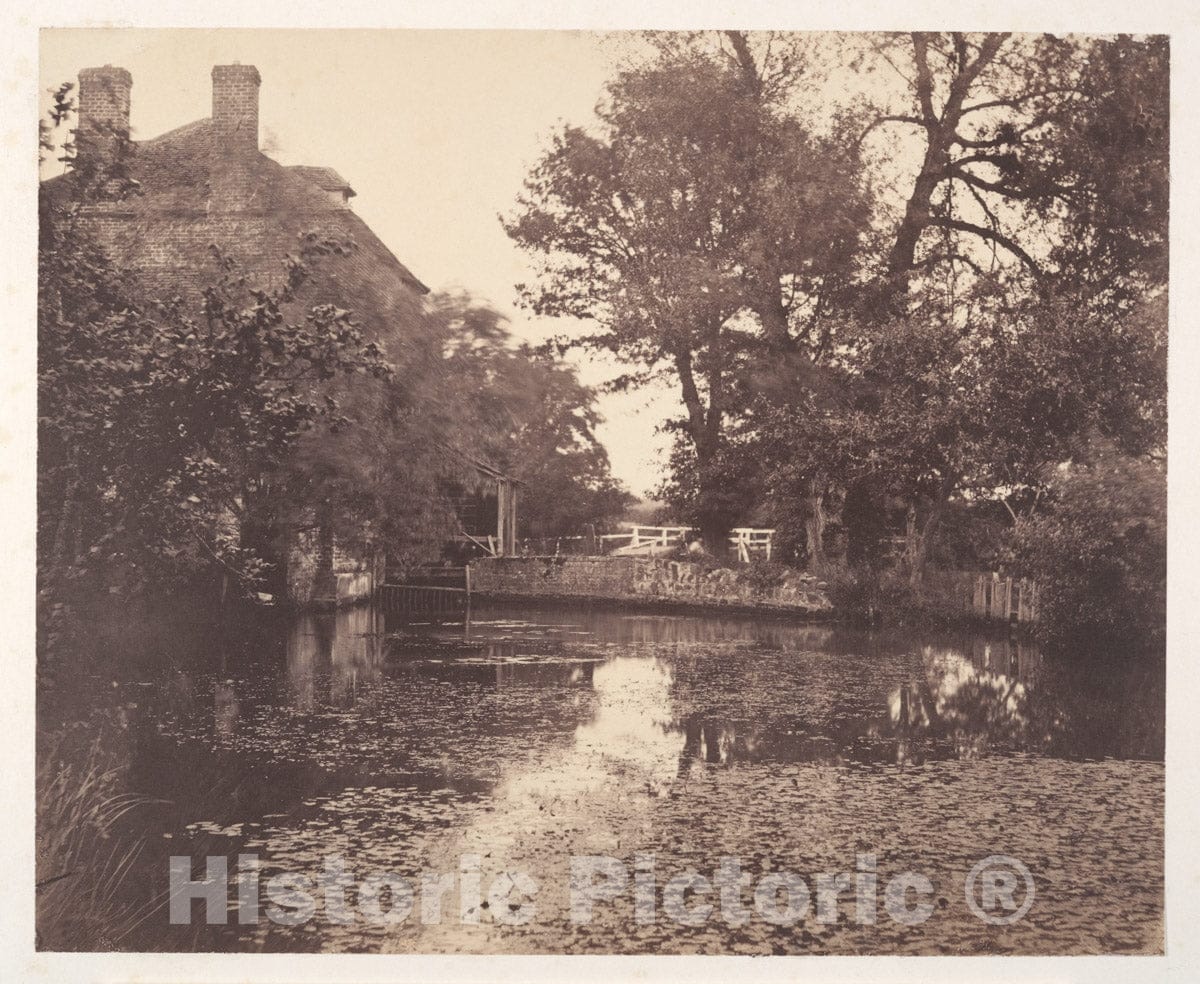 Photo Print : Henry White - Hunford Mill, Surrey : Vintage Wall Art
