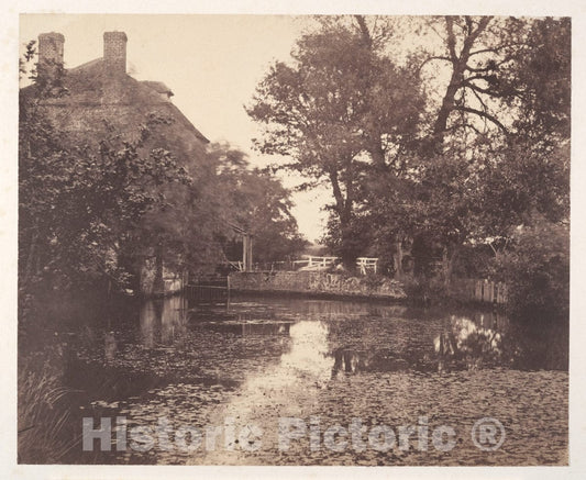 Photo Print : Henry White - Hunford Mill, Surrey : Vintage Wall Art