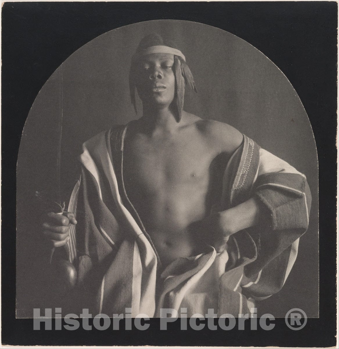 Photo Print : F. Holland Day - an Ethiopian Chief : Vintage Wall Art