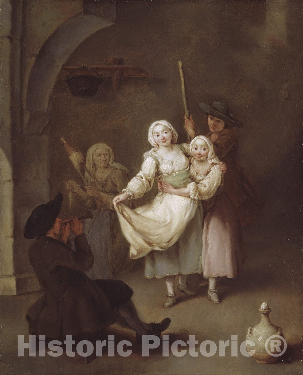 Art Print : The Dance, Pietro Longhi, c 1745, Vintage Wall Decor :
