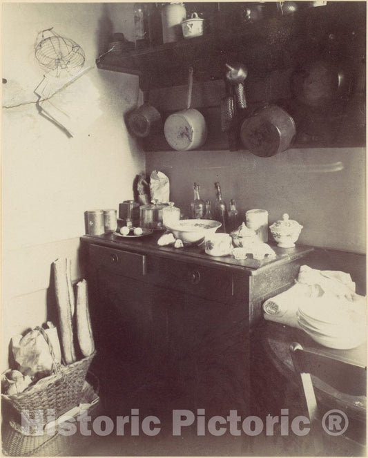 Photo Print : Eugène Atget - Cuisine : Vintage Wall Art
