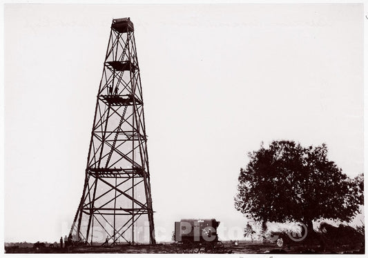 Photo Print : Andrew Joseph Russell - Butler's Lookout Tower, Opposite Dutch Gap : Vintage Wall Art