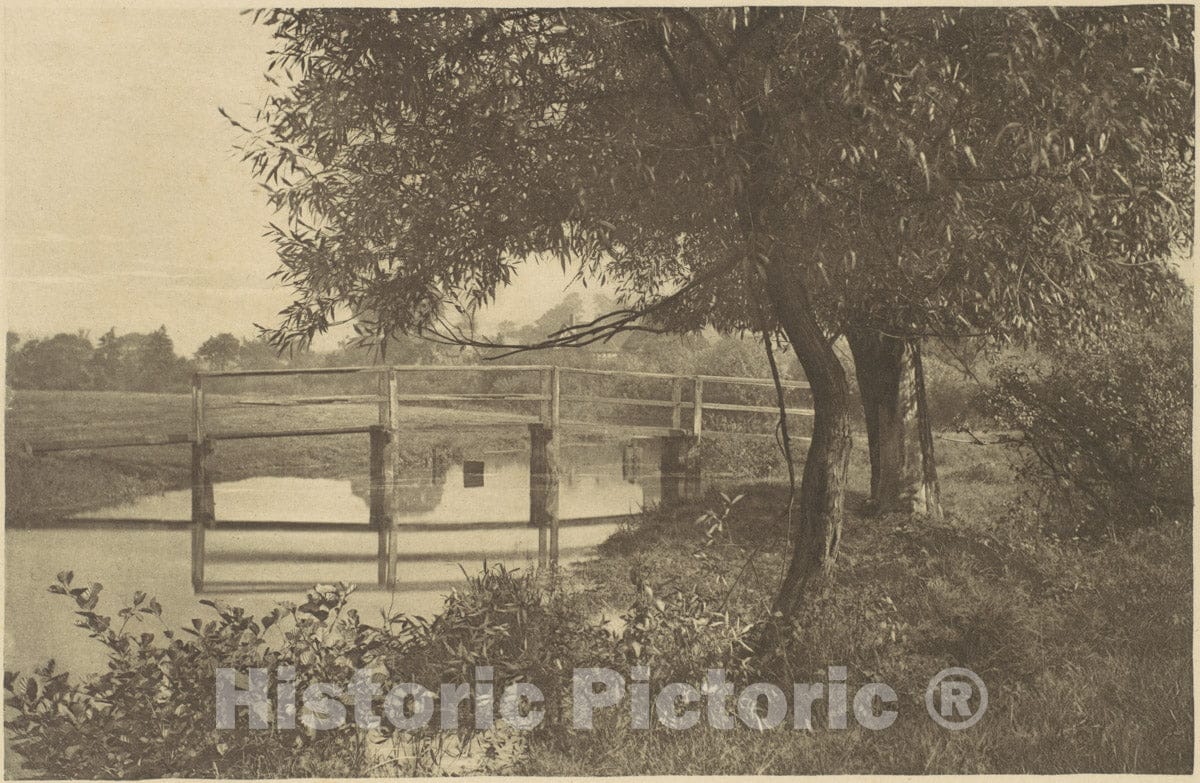 Art Print : George Bankart - On The Sow Near Walton's House at Shallowford : Vintage Wall Art