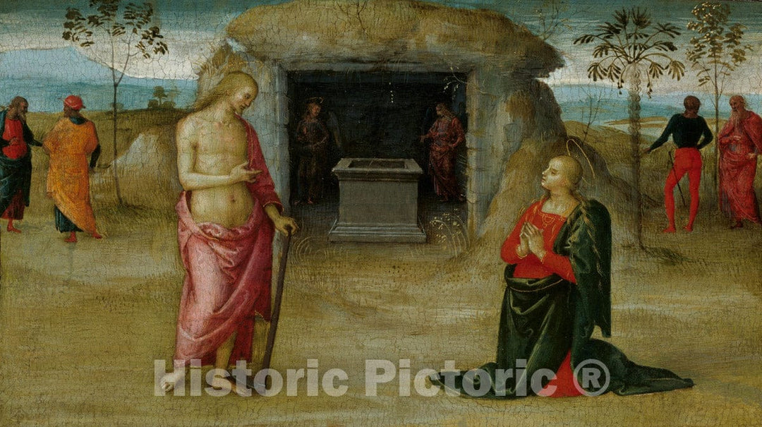 Art Print : Noli Me Tangere, Perugino, c 1500, Vintage Wall Decor :