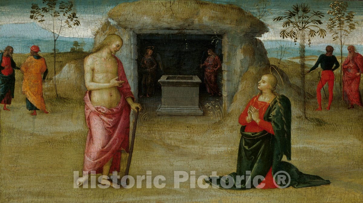 Art Print : Noli Me Tangere, Perugino, c 1500, Vintage Wall Decor :