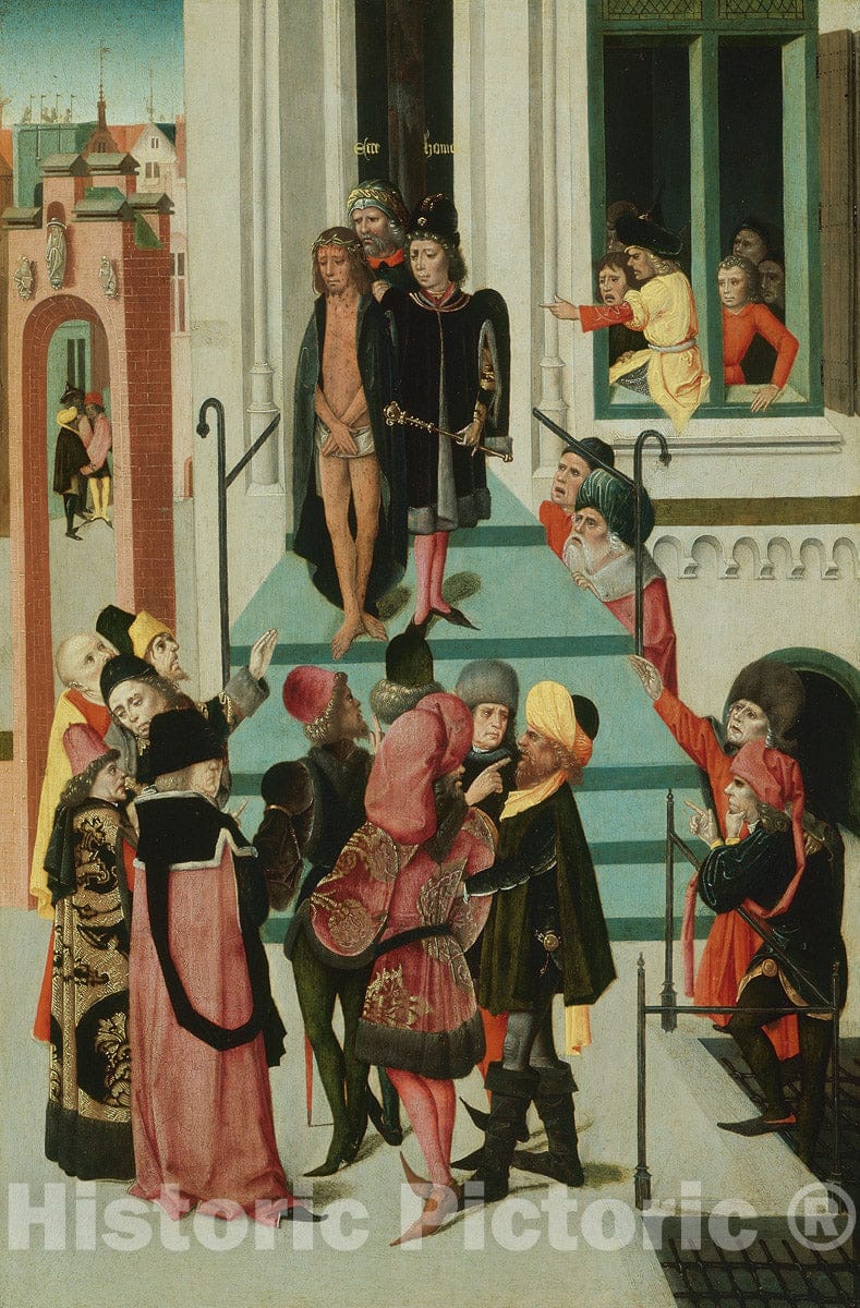 Art Print : Christ Presented to the People, Northern Netherlandish School, c 1475, Vintage Wall Decor :