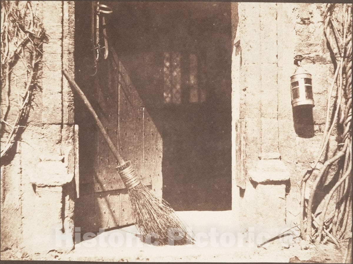 Photo Print : William Henry Fox Talbot - The Open Door : Vintage Wall Art