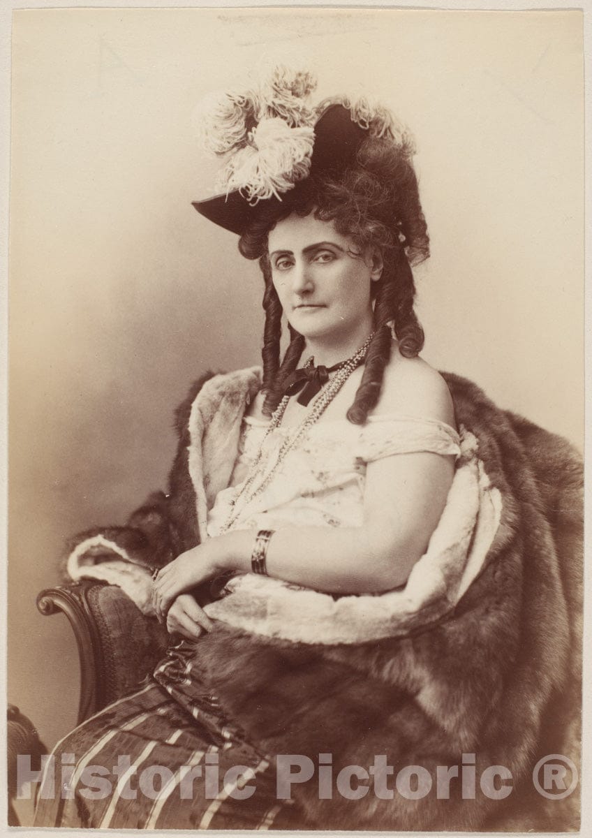 Photo Print : Pierre-Louis Pierson - Countess de Castiglione 1 : Vintage Wall Art