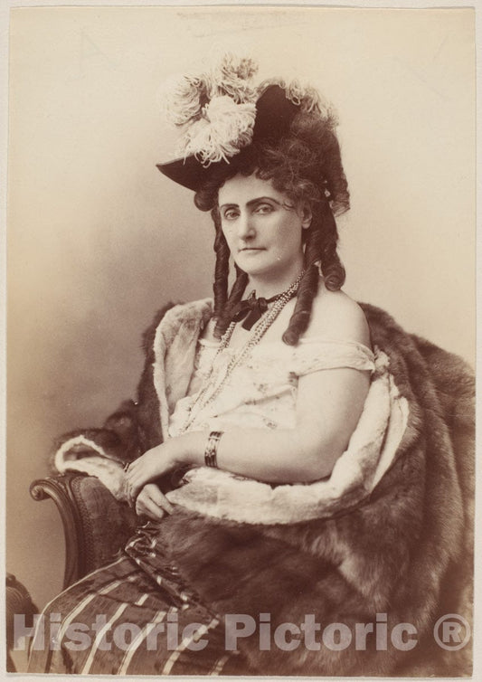 Photo Print : Pierre-Louis Pierson - Countess de Castiglione 1 : Vintage Wall Art