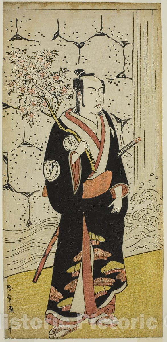 Art Print : Shin Usuyuki Monogatari v2, Katsukawa Shunsho, c 1779, Vintage Wall Decor :