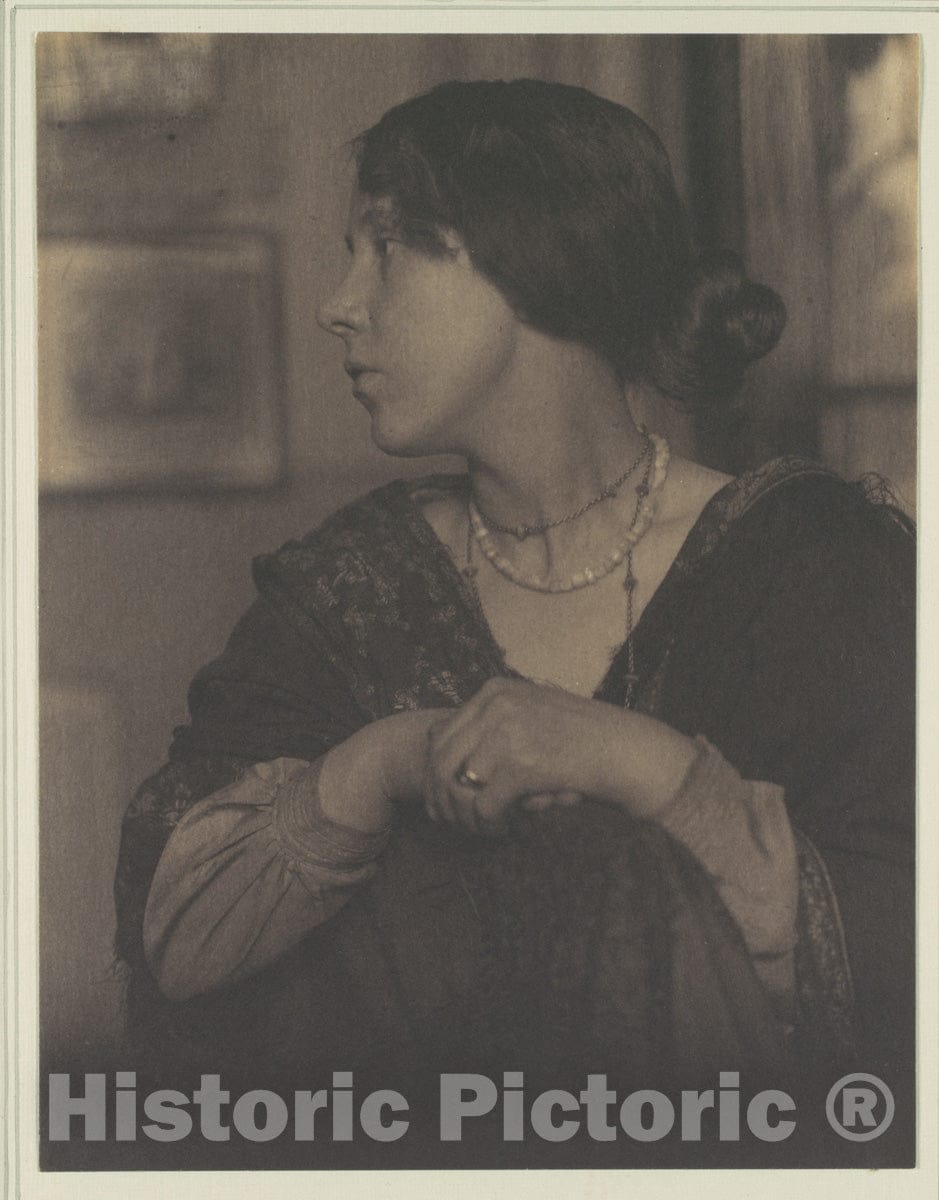 Photo Print : Gertrude Käsebier - Mrs. F. H. Evans 3 : Vintage Wall Art