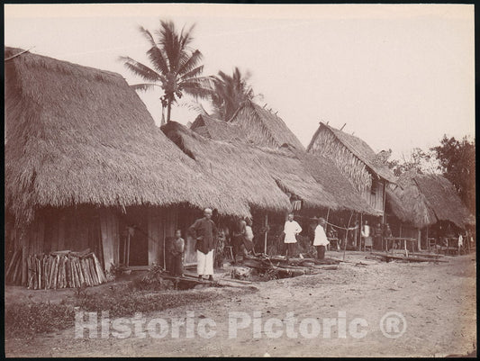 Photo Print : Chinese Village, Singapore : Vintage Wall Art