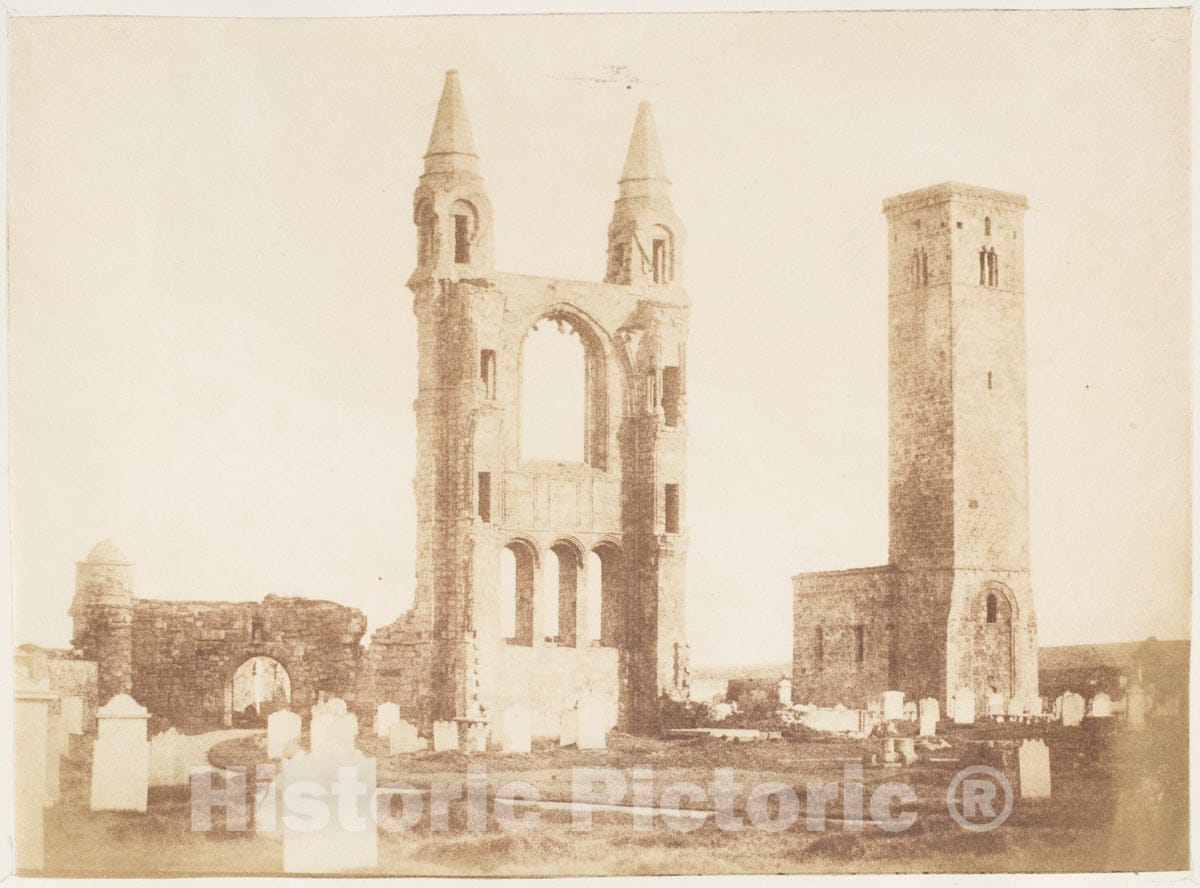 Photo Print : Hill and Adamson - St. Andrews 3 : Vintage Wall Art
