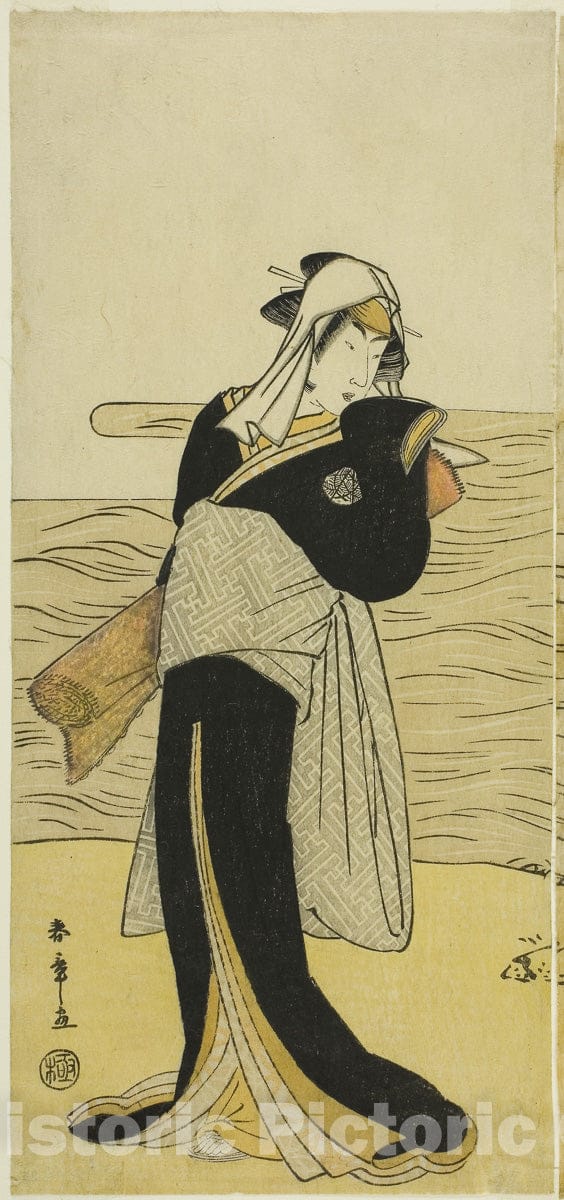 Art Print : Kotobuki Banzei Soga v1, Katsukawa Shunsho, c 1783, Vintage Wall Decor :