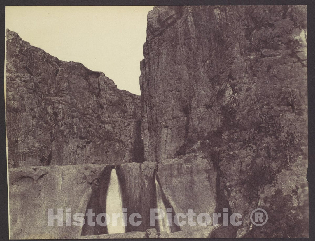 Photo Print : John Beasley Greene - Waterfall, Constantine : Vintage Wall Art