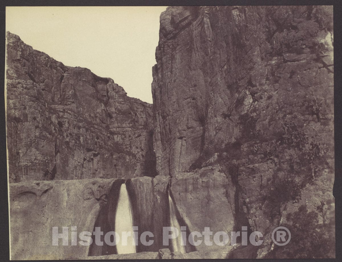 Photo Print : John Beasley Greene - Waterfall, Constantine : Vintage Wall Art