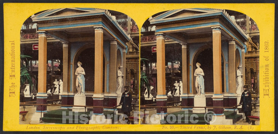 Photo Print : William England - 86 Stereographic Views of The International Exhibition of 1862 : Vintage Wall Art