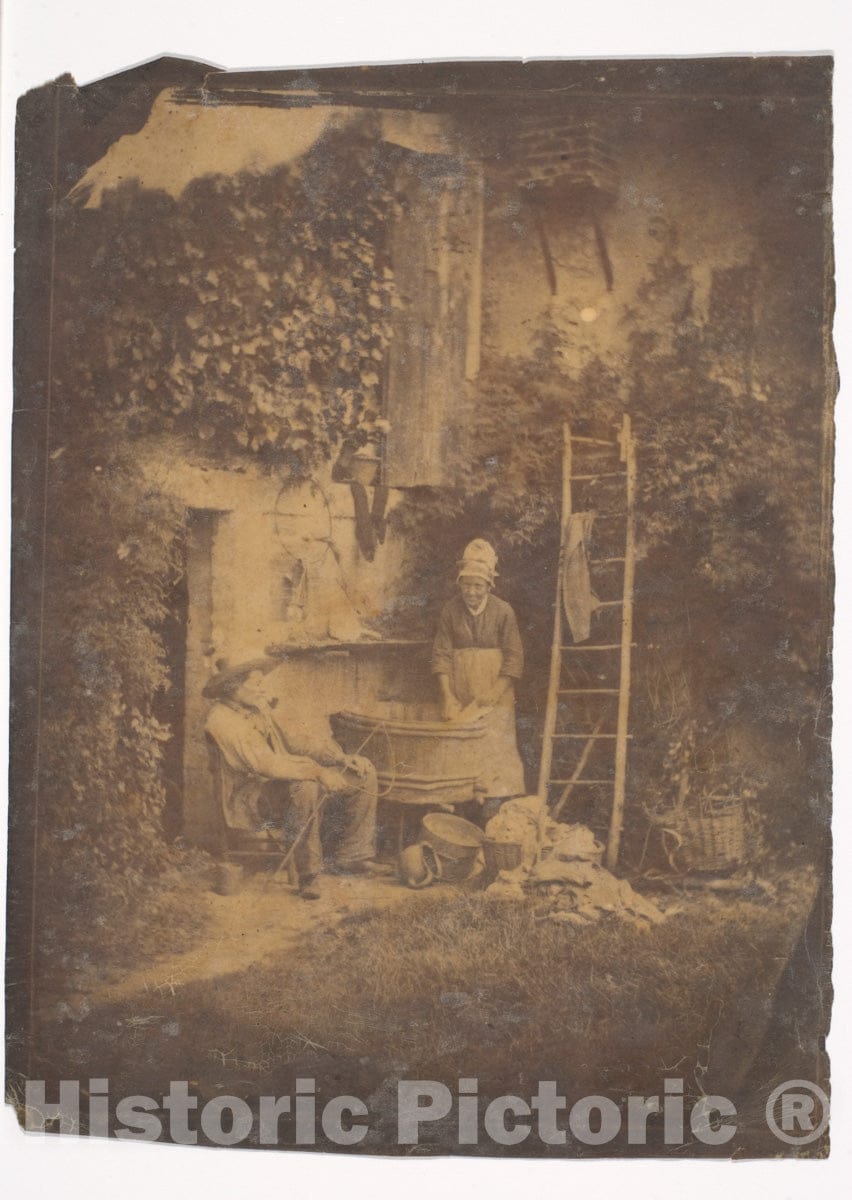 Photo Print : Louis-Adolphe Humbert de Molard - The Laundry 2 : Vintage Wall Art