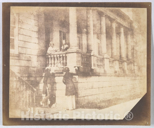 Photo Print : William Henry Fox Talbot - Carclew House : Vintage Wall Art