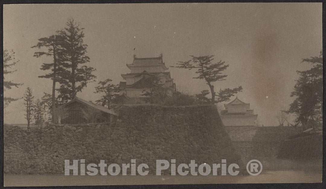 Photo Print : Adolf de Meyer - Edo Palace, Tokyo, Japan : Vintage Wall Art