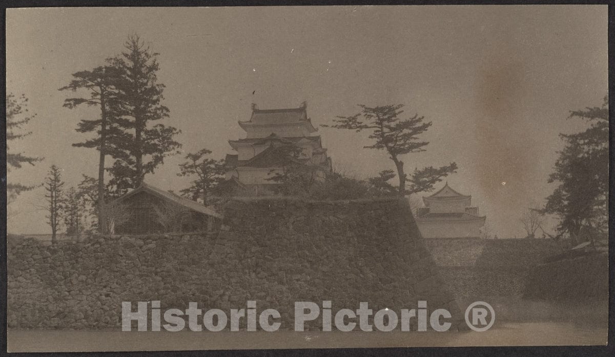 Photo Print : Adolf de Meyer - Edo Palace, Tokyo, Japan : Vintage Wall Art