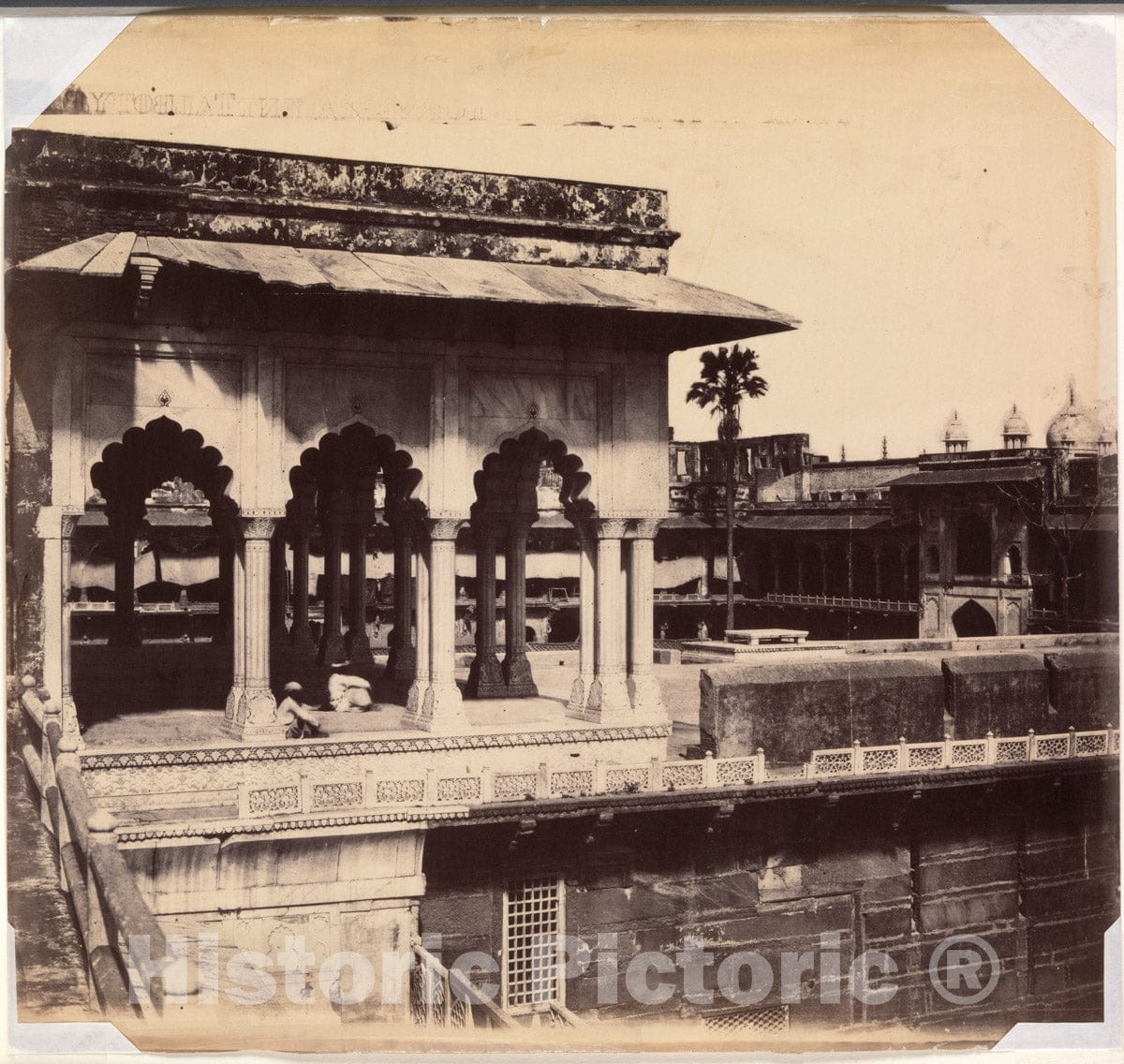 Photo Print : John Murray - The Diwan-i Khas from The Mussaman Burj, Agra Palace : Vintage Wall Art