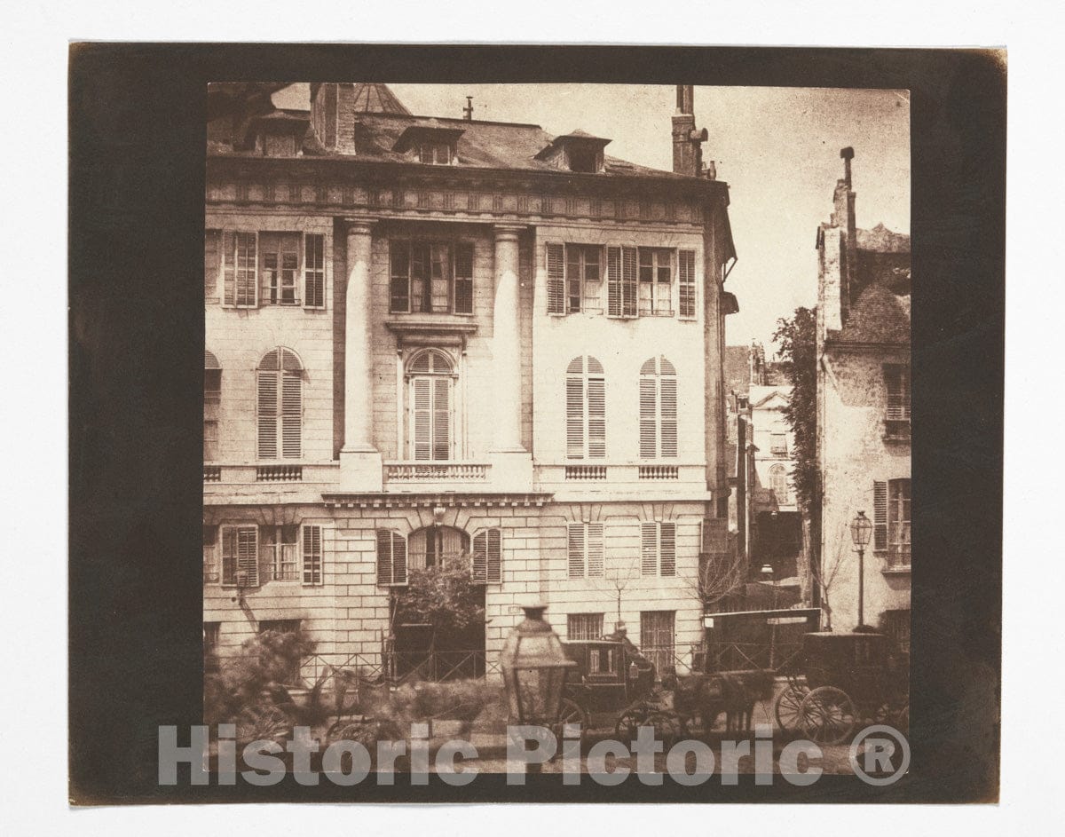 Photo Print : William Henry Fox Talbot - Street Scene, Paris : Vintage Wall Art