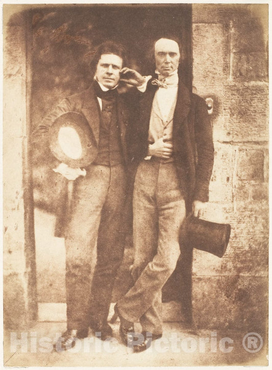 Photo Print : Hill and Adamson - D.O. Hill and W.B. Johnstone : Vintage Wall Art