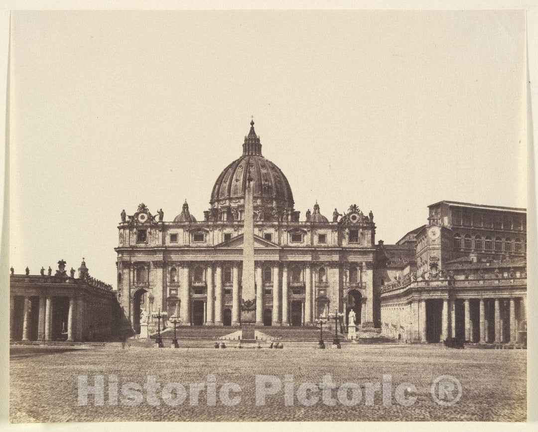 Photo Print : St. Peter's, Rome : Vintage Wall Art