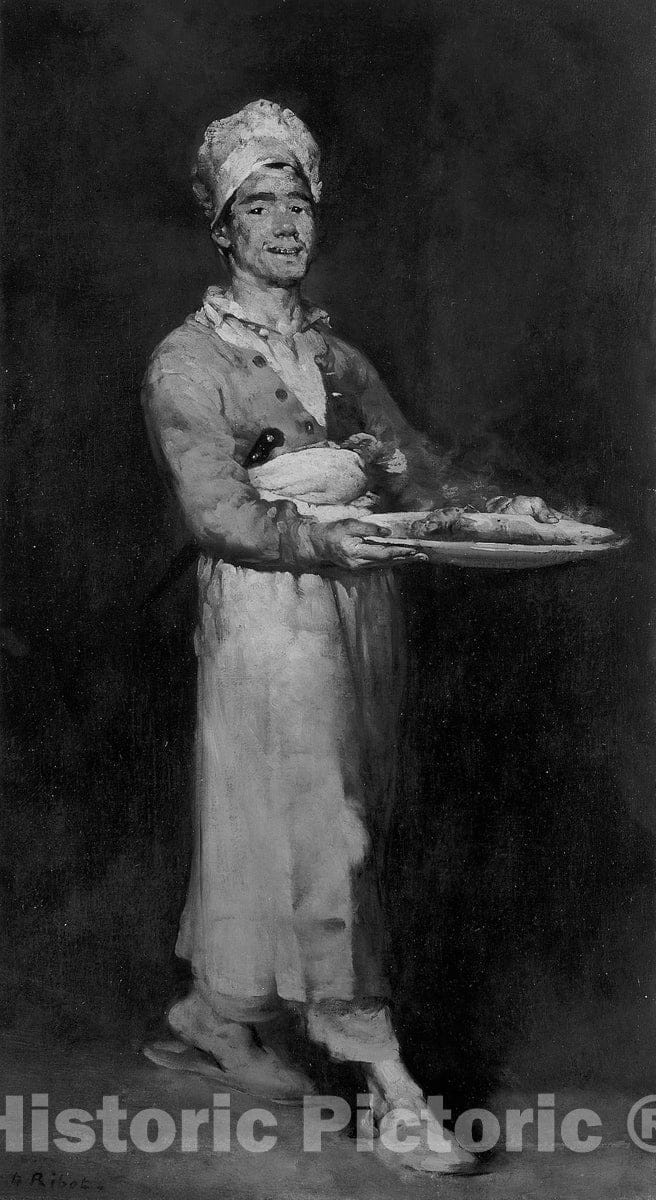 Art Print : The Scullion, Theodule Ribot, c 1735, Vintage Wall Decor :