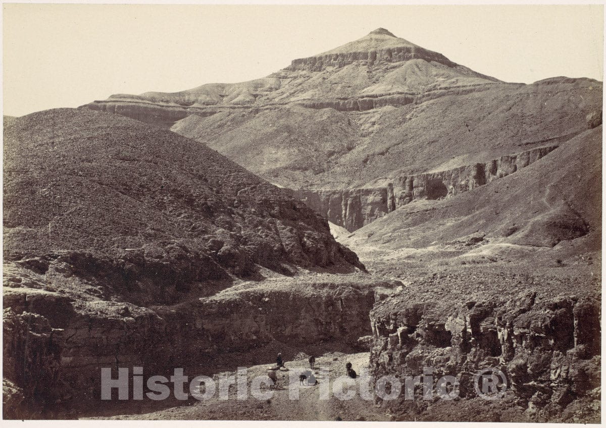 Photo Print : Francis Frith - Valley of The Tombs of The Kings, Thebes : Vintage Wall Art