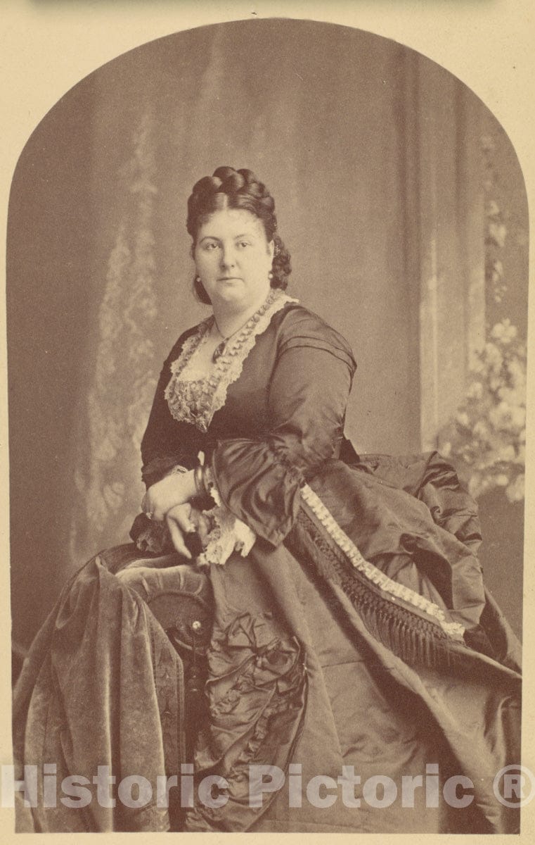 Art Print : Jeremiah Gurney - The British Soprano Euphrosyne Parepa-Rosa (1836-1874) : Vintage Wall Art