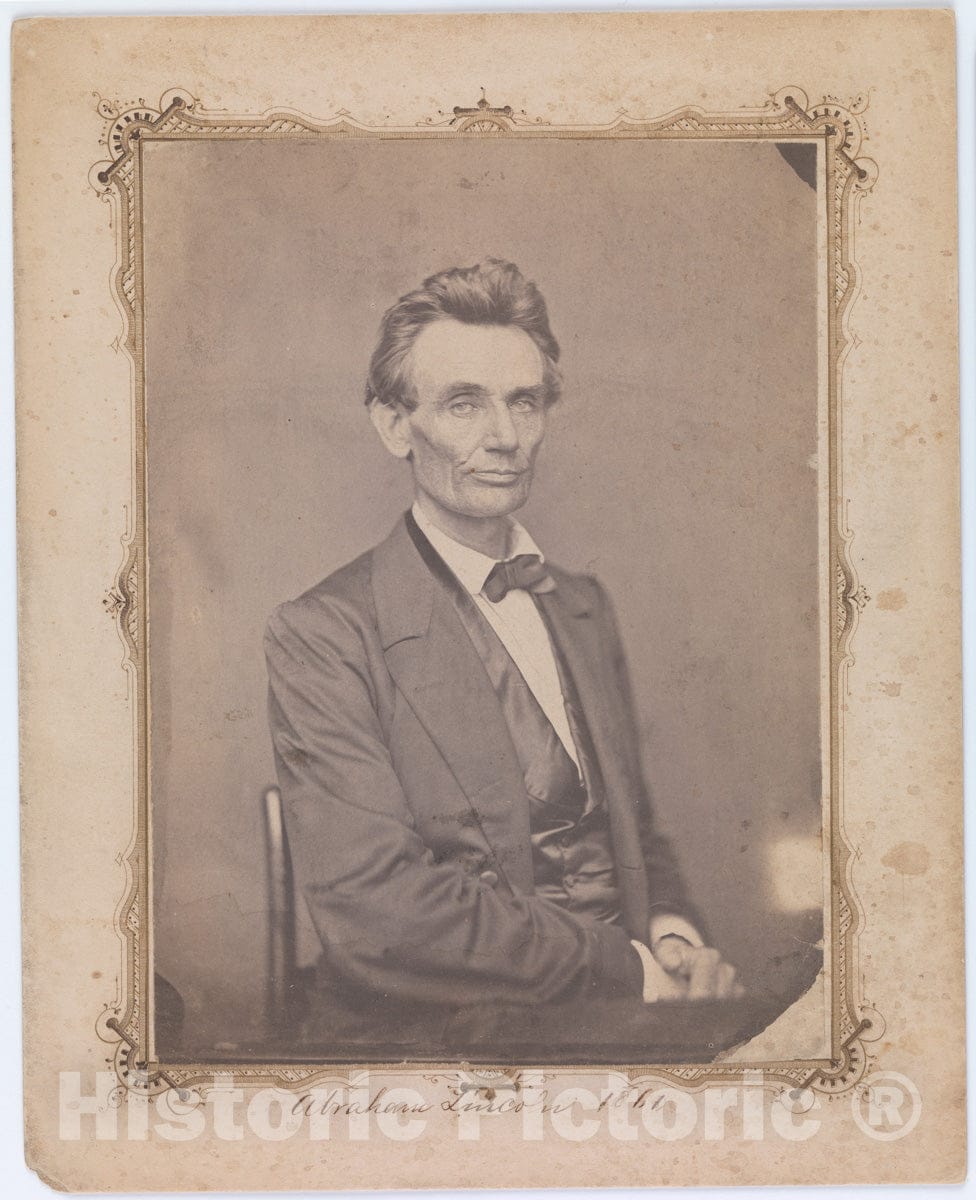 Photo Print : William Marsh - Abraham Lincoln : Vintage Wall Art