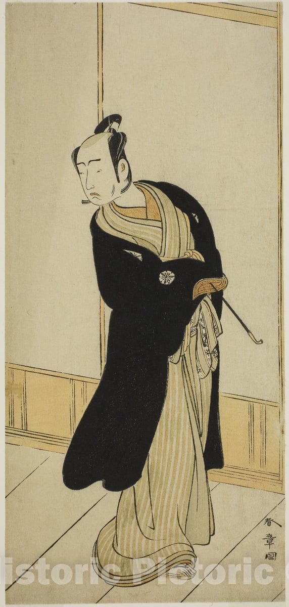 Art Print : Keisei Tsuki no Miyako v1, Katsukawa Shunsho, c 1779, Vintage Wall Decor :