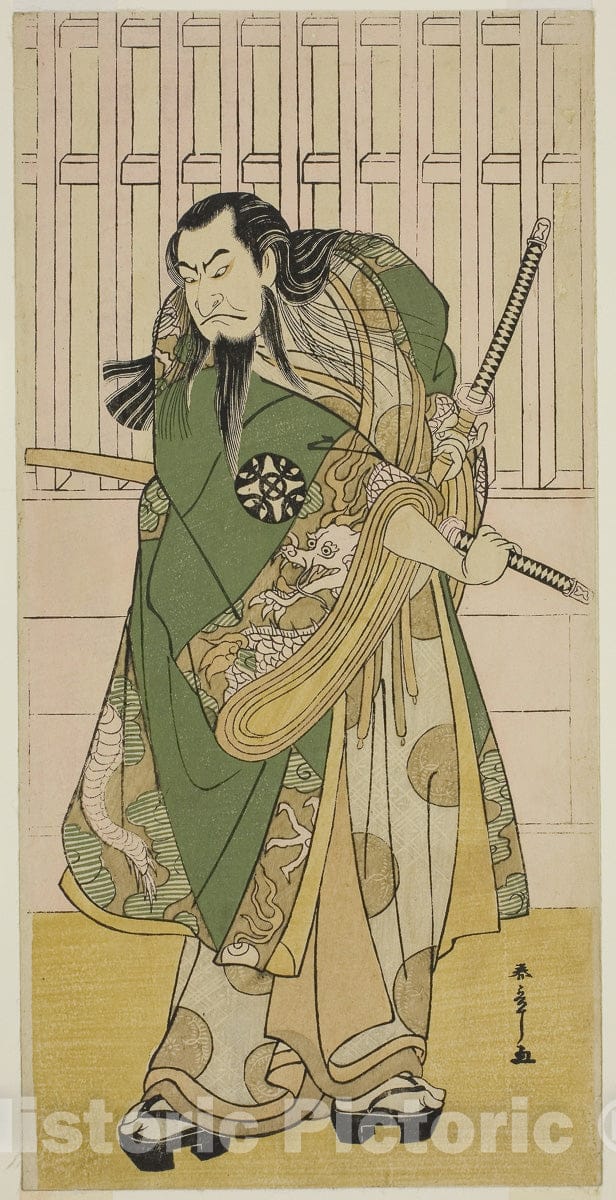 Art Print : Nanakusa Yosooi Soga v3, Katsukawa Shunsho, c 1769, Vintage Wall Decor :