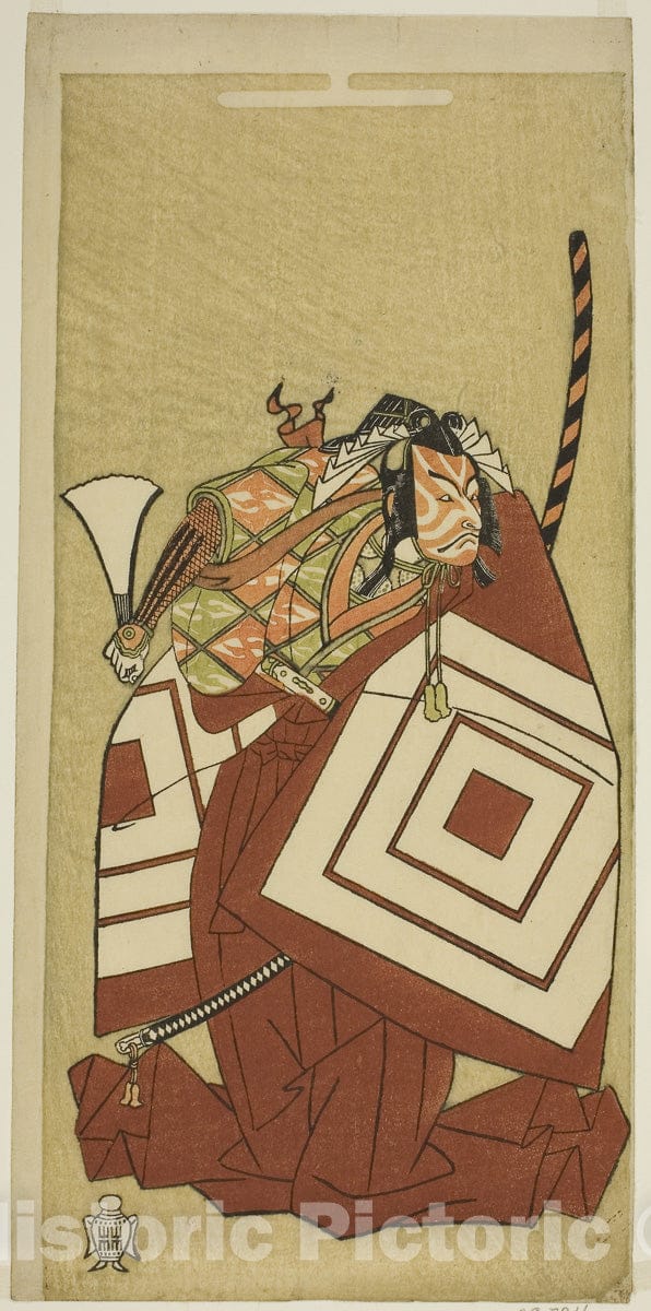 Art Print : Nue no Mori Ichiyo no Mato v9, Katsukawa Shunsho, c 1767, Vintage Wall Decor :