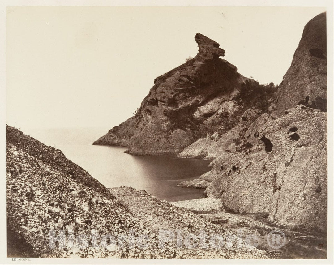 Photo Print : Édouard Baldus - Le Moine : Vintage Wall Art