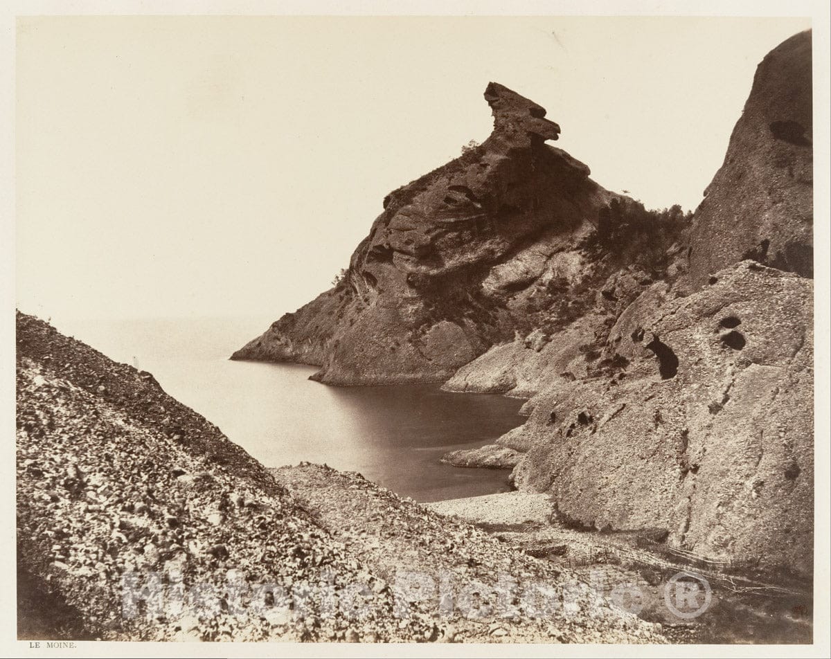 Photo Print : Édouard Baldus - Le Moine : Vintage Wall Art