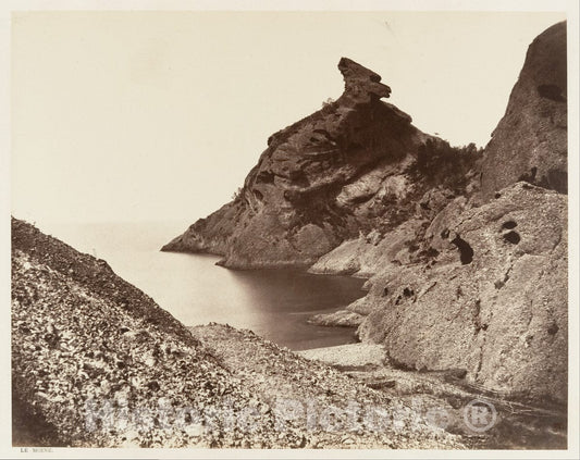 Photo Print : Édouard Baldus - Le Moine : Vintage Wall Art