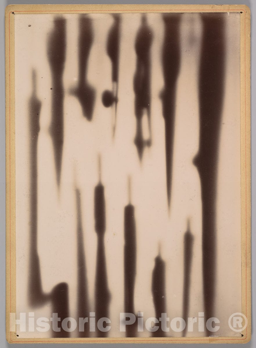 Art Print : Dr. Henri Van Heurck - X-Ray of a Box Compasses : Vintage Wall Art