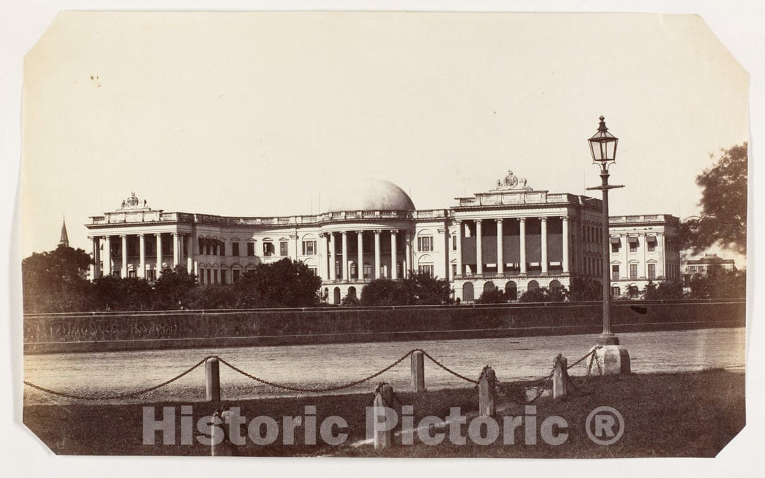 Photo Print : Government House, Calcutta 2 : Vintage Wall Art