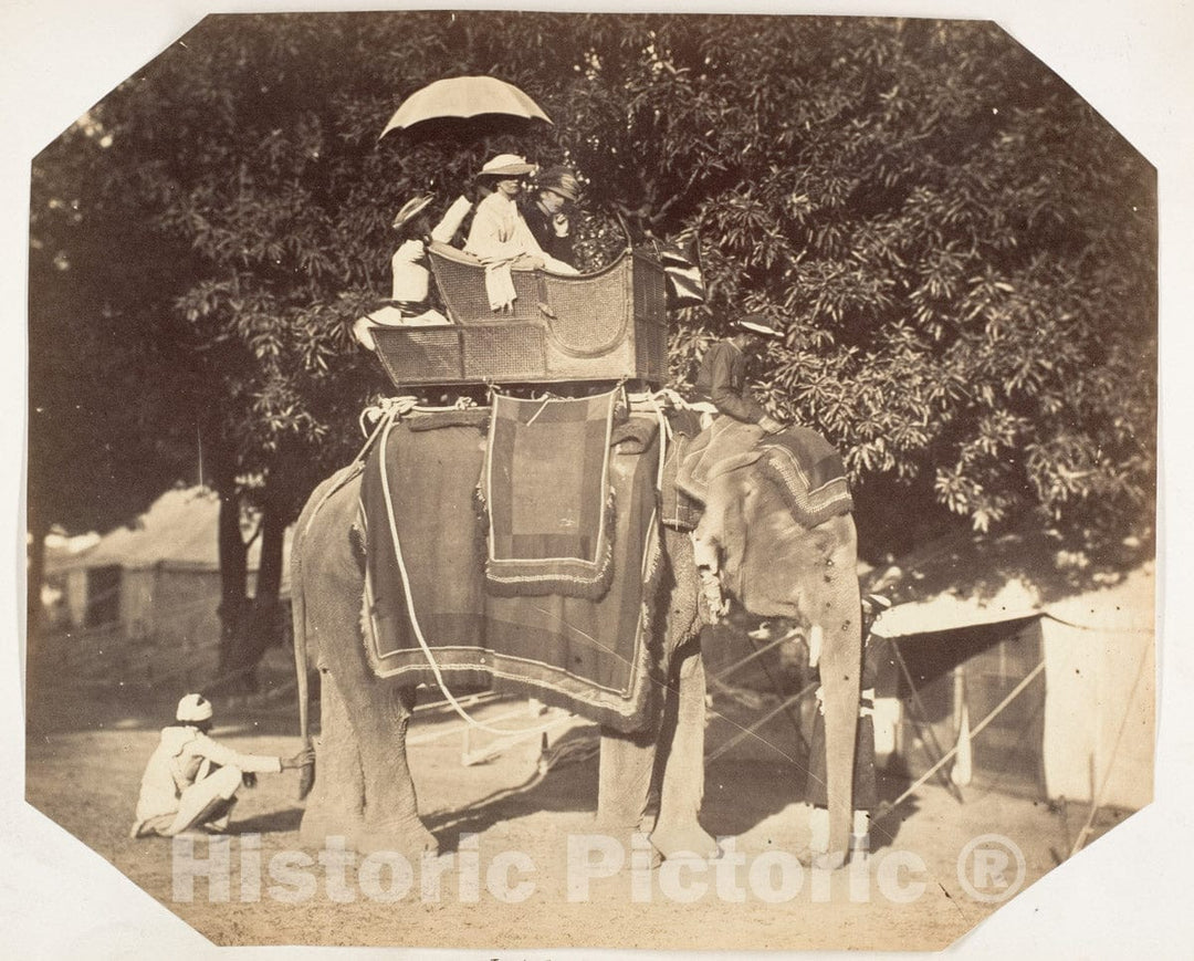 Photo Print : Lady Canning and J.C.S. : Vintage Wall Art