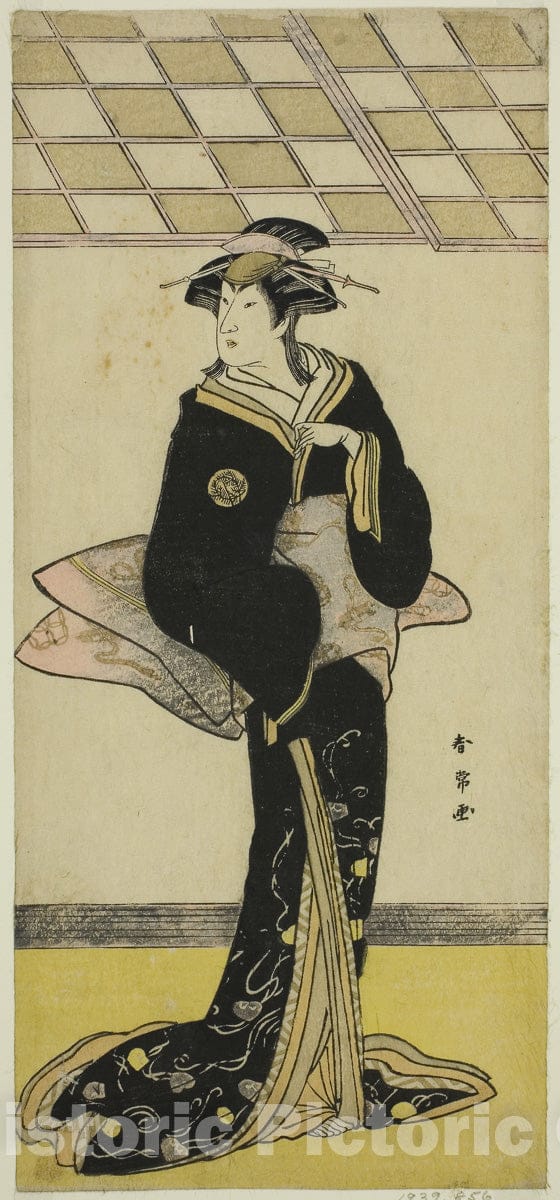 Art Print : Soga Musume Choja v2, Katsukawa ShunjÃ´, c 1779, Vintage Wall Decor :