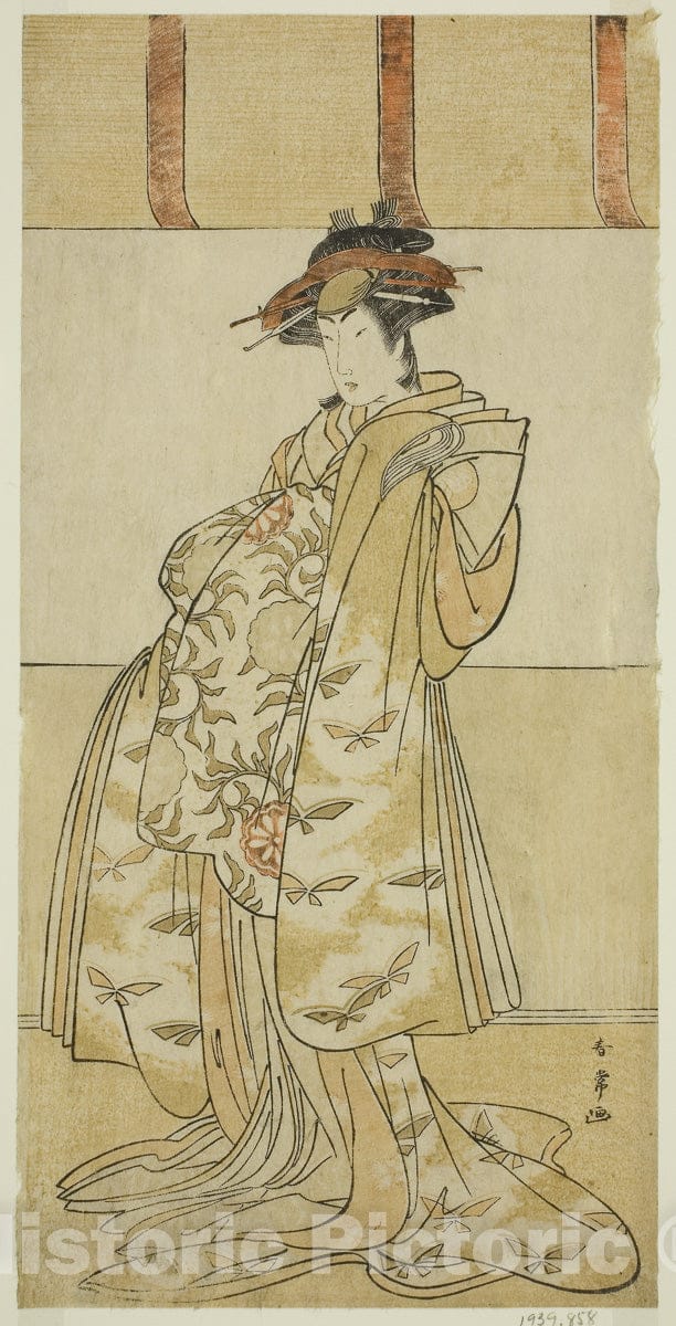Art Print : Nanakusa Yosooi Soga v5, Katsukawa ShunjÃ´, c 1765, Vintage Wall Decor :