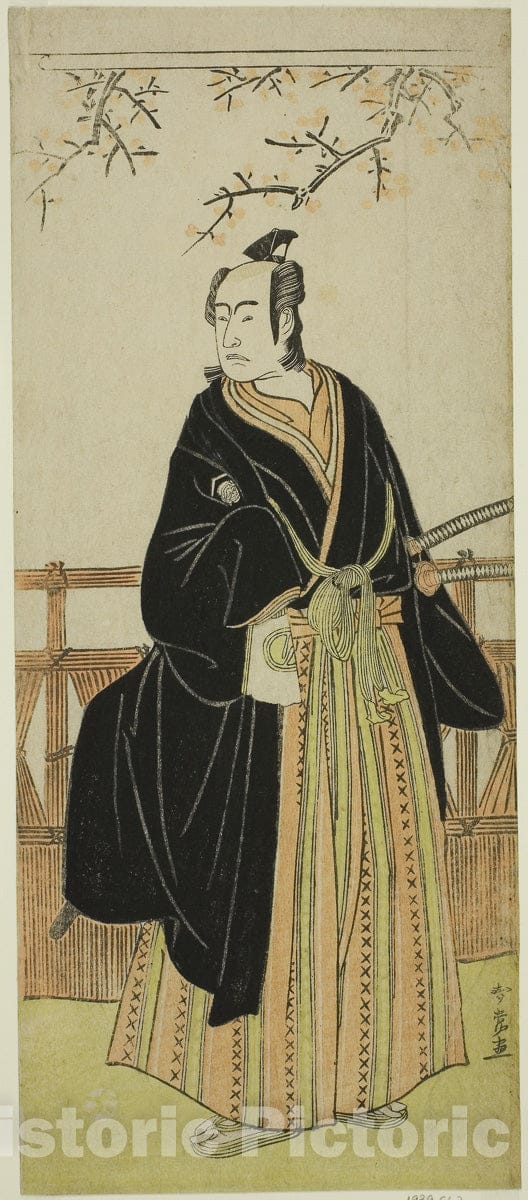 Art Print : Edo no Hana Mimasu Soga v6, Katsukawa ShunjÃ´, c 1776, Vintage Wall Decor :