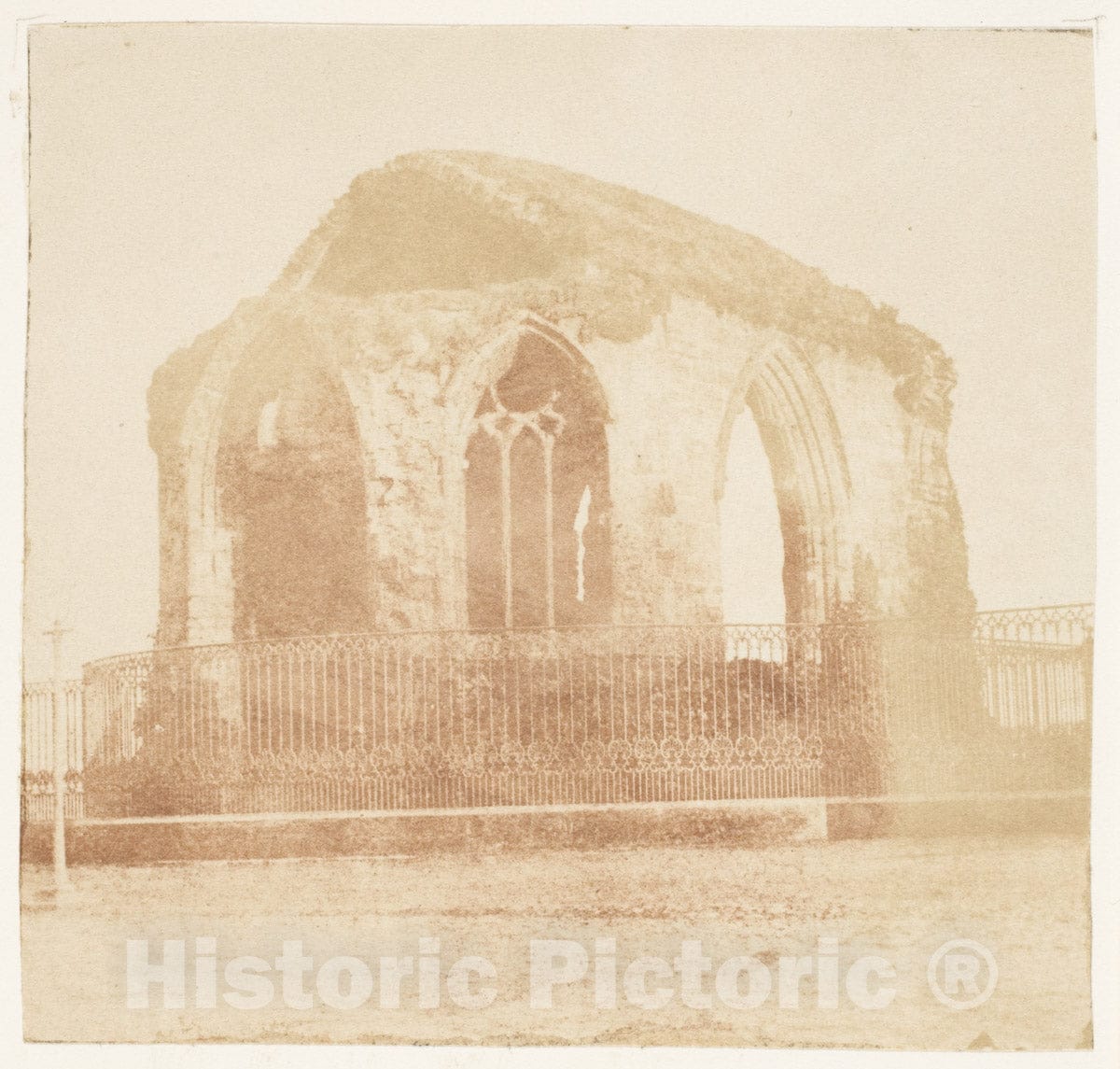 Photo Print : Hill and Adamson - St. Andrews. Blackfriars' Chapel : Vintage Wall Art