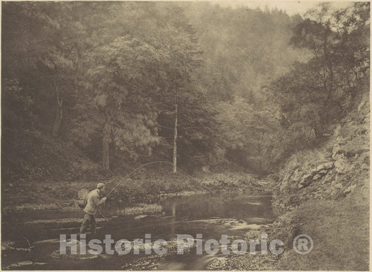 Art Print : George Bankart - in Dove Dale,Habet! : Vintage Wall Art